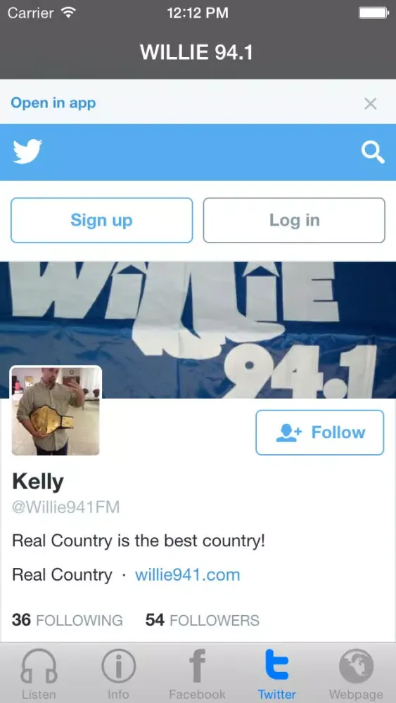 Willie 94.1 FM Screenshots
