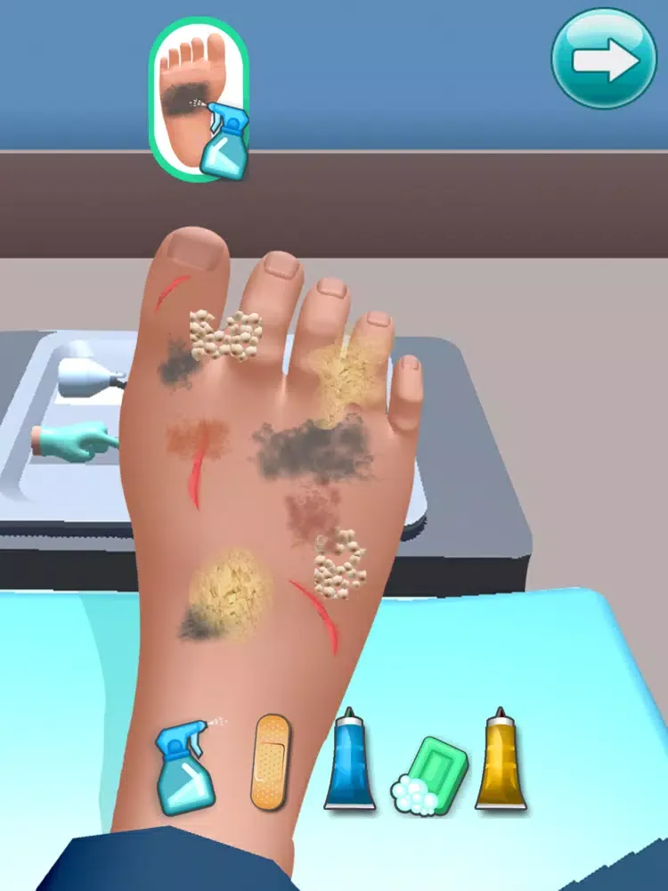 Capturas de pantalla de Foot Care - ASMR Clinic 3D iPad 