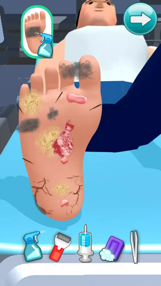 Capturas de pantalla de Foot Care - ASMR Clinic 3D