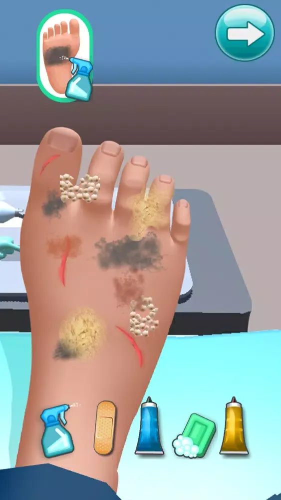Capturas de pantalla de Foot Care - ASMR Clinic 3D