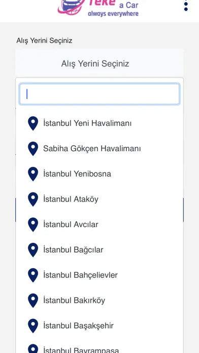 Tekecar Rental - Araç Kiralama Screenshots
