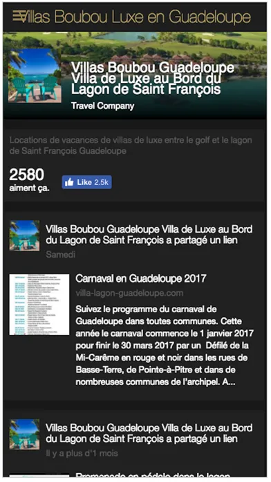 Screenshot di Villas Boubou luxe bord lagon