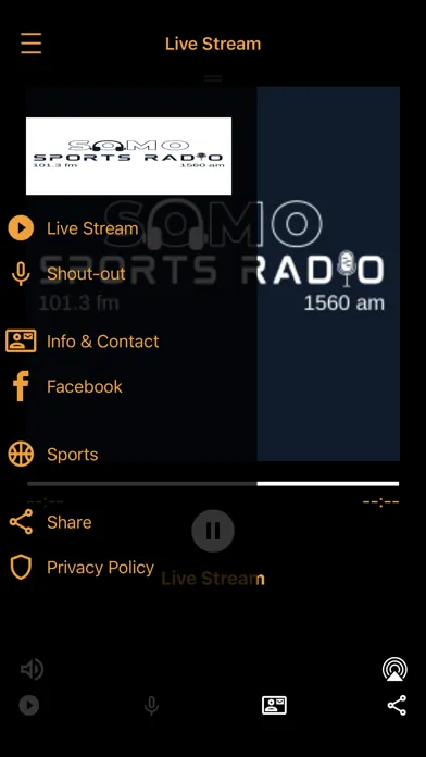 Скриншоты SOMO Sports Radio