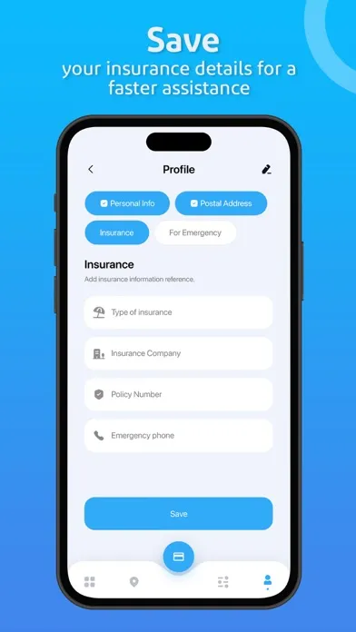 Capturas de tela do World Medical Card