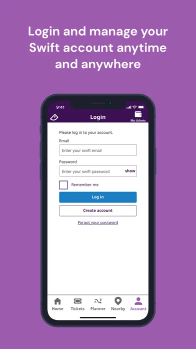 Tangkapan layar TfWM- Powered by Swift