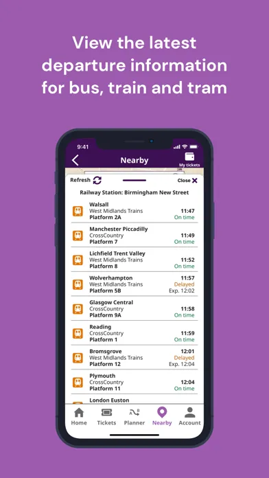 Tangkapan layar TfWM- Powered by Swift