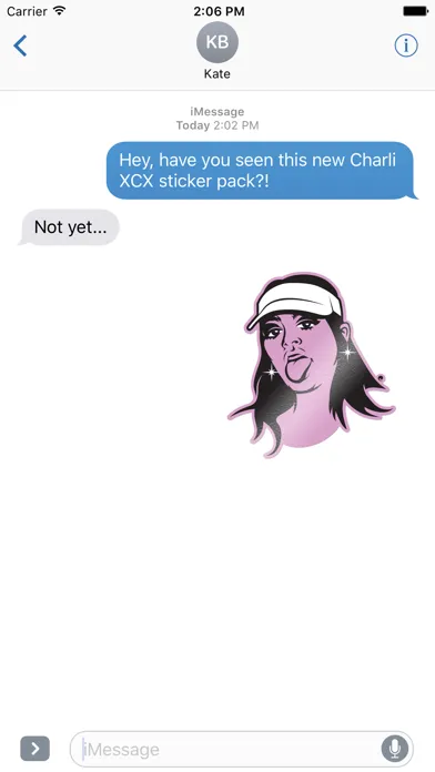 Charli XCX - Sticker Pack Ekran Görüntüleri