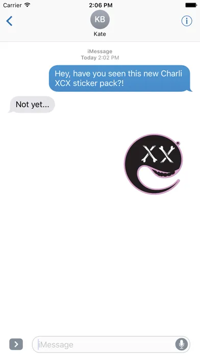Charli XCX - Sticker Pack Ekran Görüntüleri