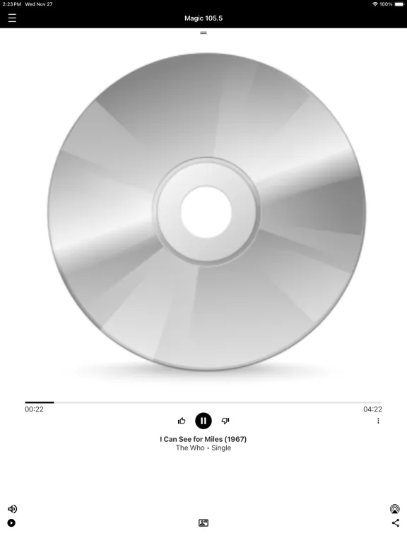 Скриншоты Magic 105.5 WMGH iPad 