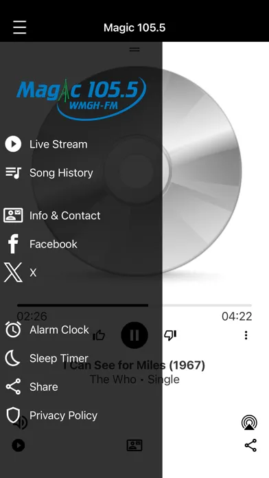 Скриншоты Magic 105.5 WMGH