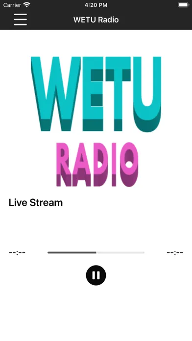 Tangkapan layar WETU Radio