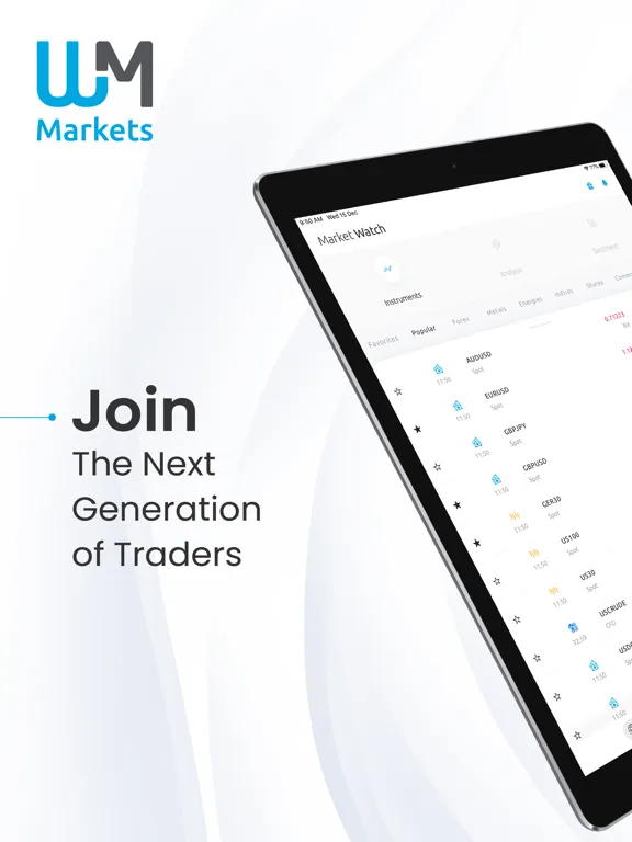 Capturas de pantalla de WM Markets | Online Trading iPad 