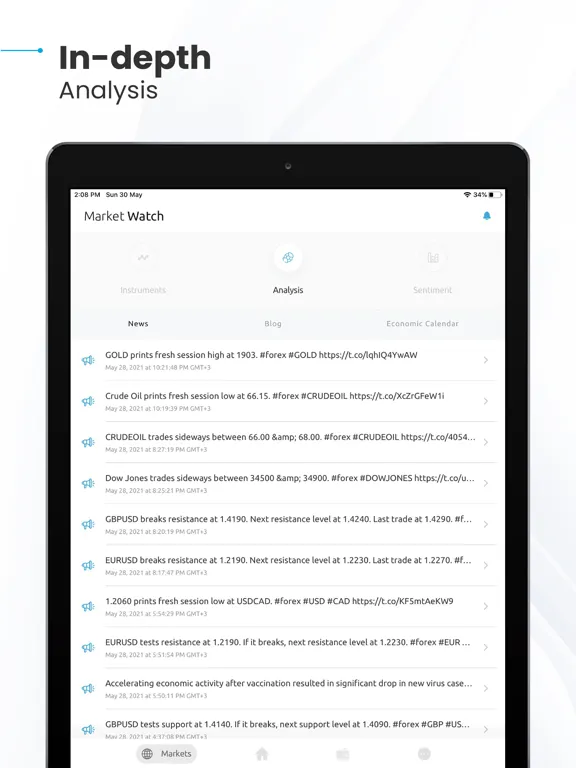 Capturas de pantalla de WM Markets | Online Trading iPad 