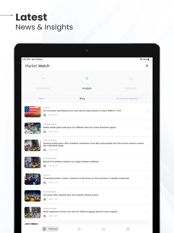 Capturas de pantalla de WM Markets | Online Trading iPad 
