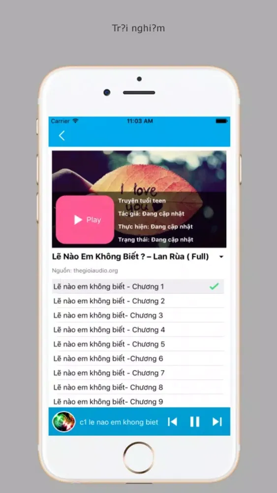 Audory - Kho truyện audio স্ক্রিনশট