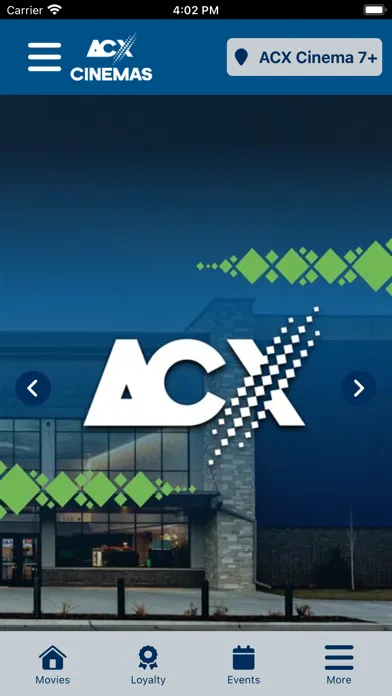 Ảnh chụp màn hình của ACX Cinemas©