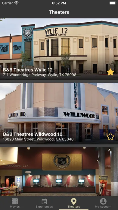 B&B Theatres应用截图