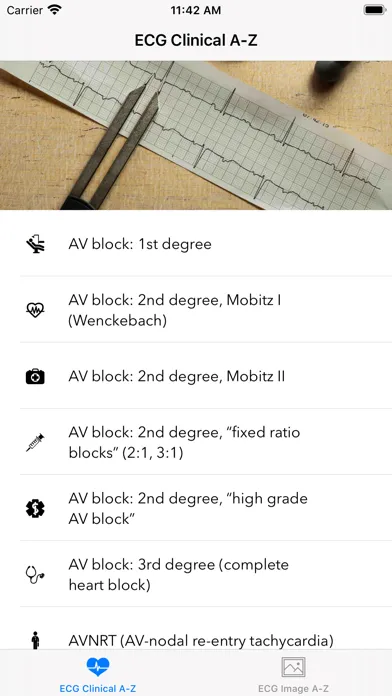 ECG A-Z Pro 스크린샷