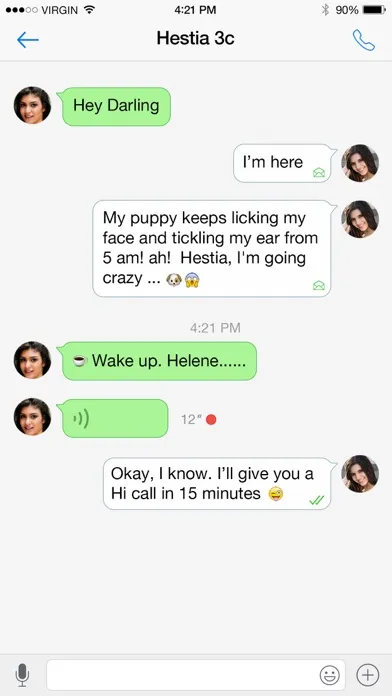 Tangkapan layar Hi - Instant Messenger