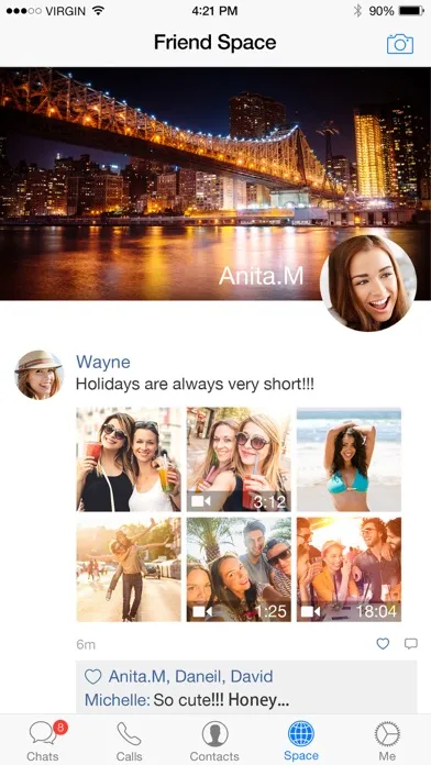 Tangkapan layar Hi - Instant Messenger
