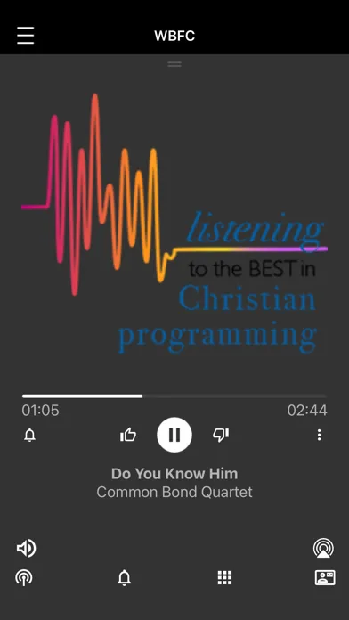 Ảnh chụp màn hình của Mountain Gospel Radio