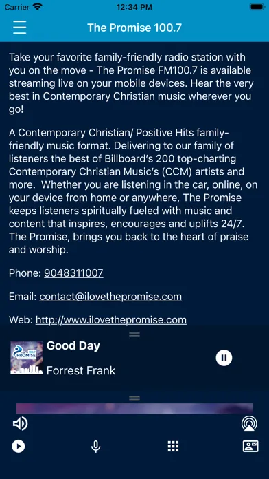 Screenshot di The Promise - FM100.7