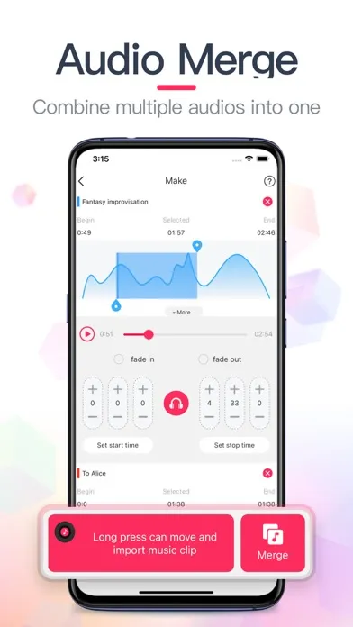 تصاویر Audio Editor & Music Mixer