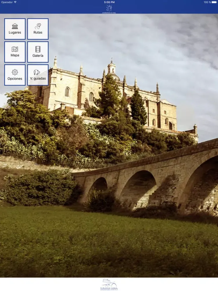Tangkapan skrin Turismo de Coria iPad 