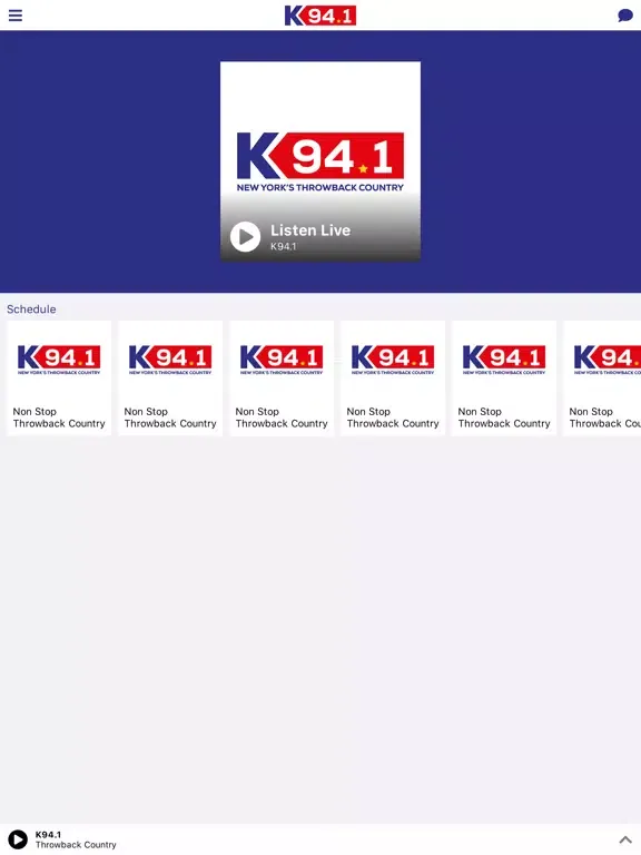 Capturas de pantalla de K94.1 iPad 