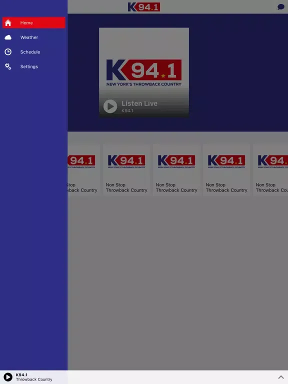 Capturas de pantalla de K94.1 iPad 