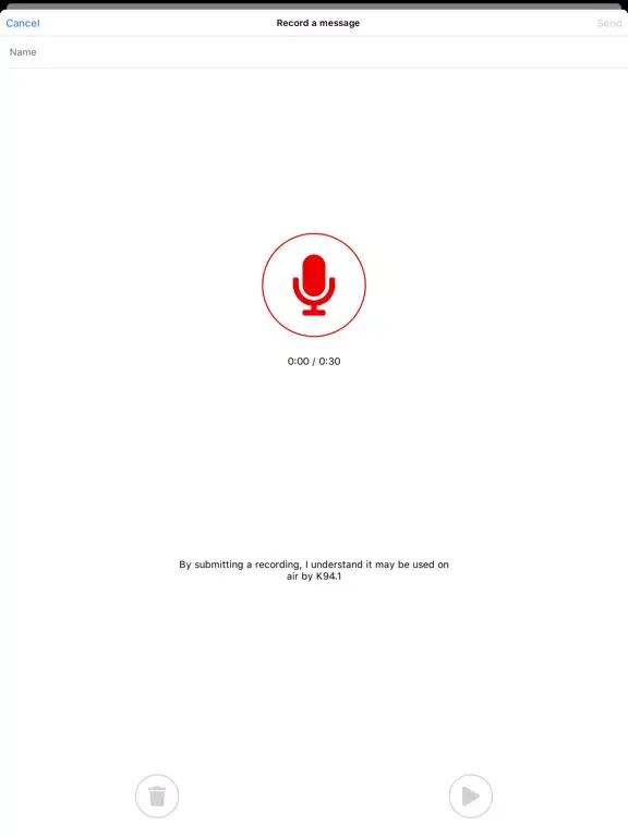 Capturas de pantalla de K94.1 iPad 