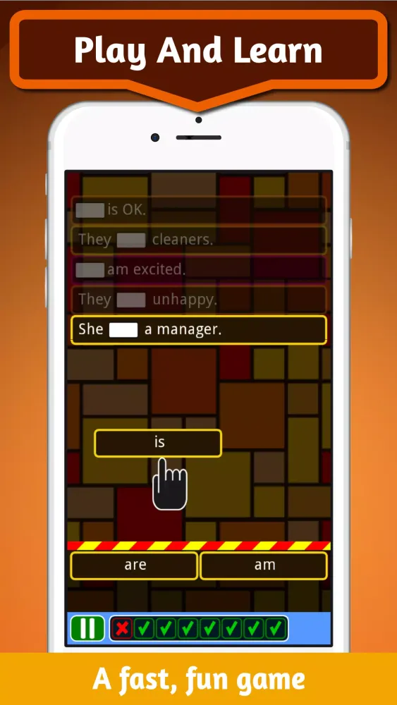 Zrzuty ekranu English Grammar Smash Games