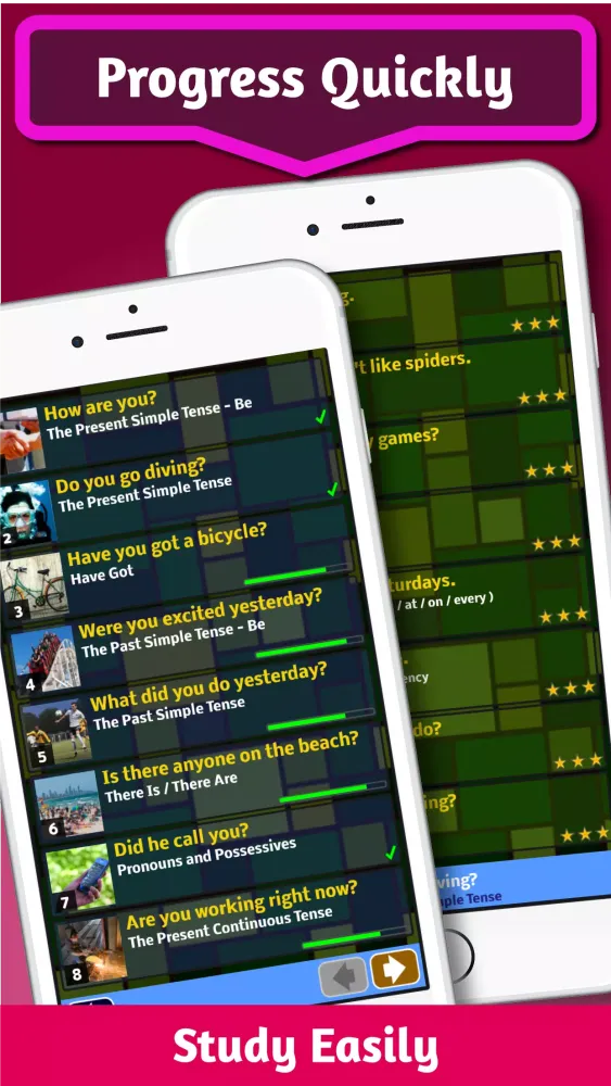 Zrzuty ekranu English Grammar Smash Games