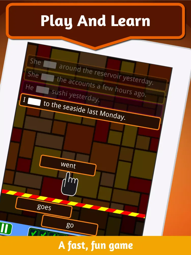 Zrzuty ekranu English Grammar Smash Games