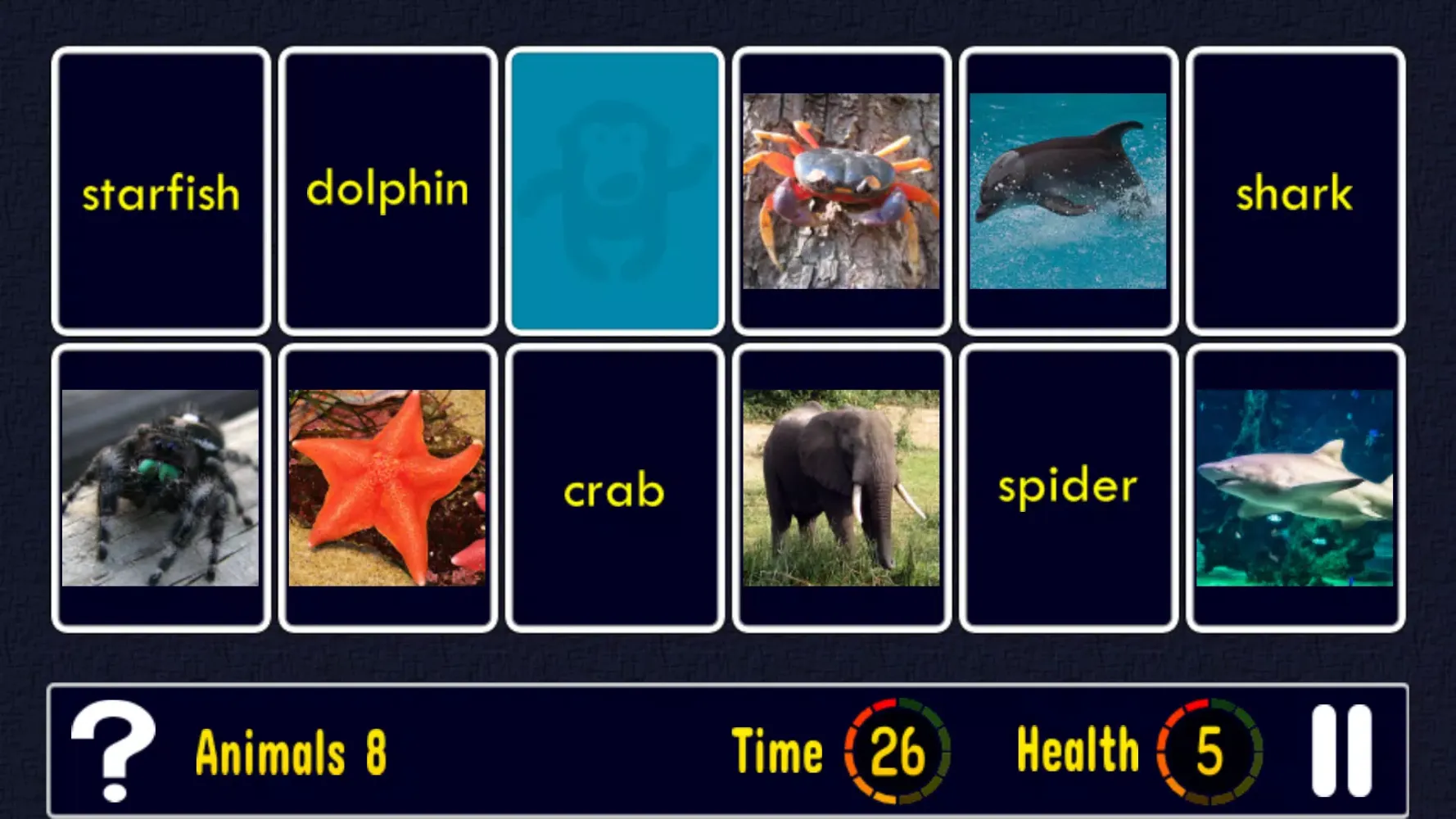 Tangkapan layar Match Up Learn English Words