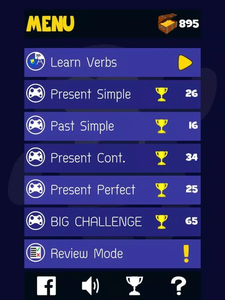 English Tenses & Verbs Smash Screenshots