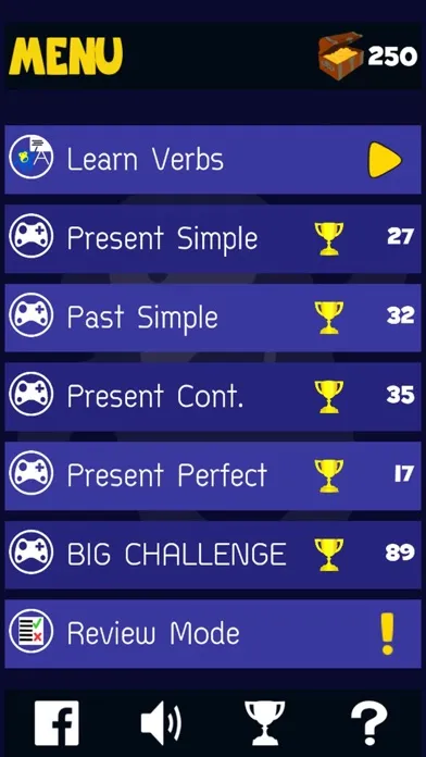ภาพหน้าจอของ English Verbs & Tenses Smash