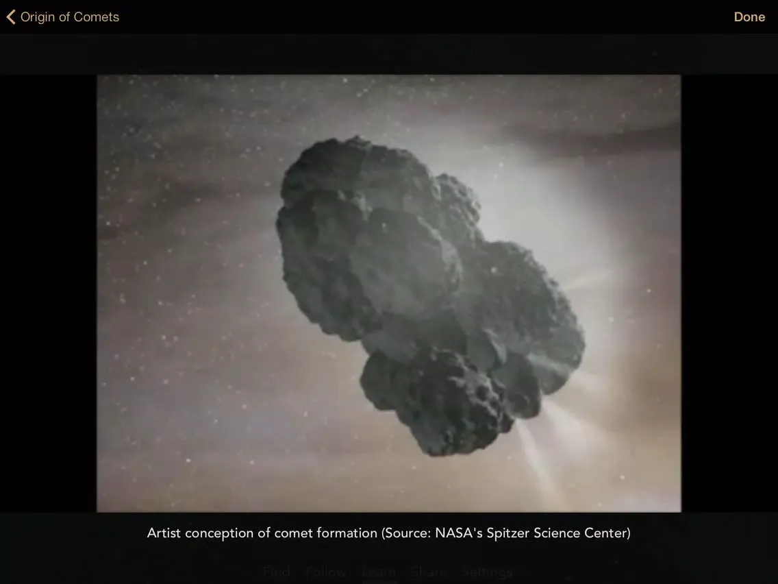 Comet ISON iPad  स्क्रीनशॉट