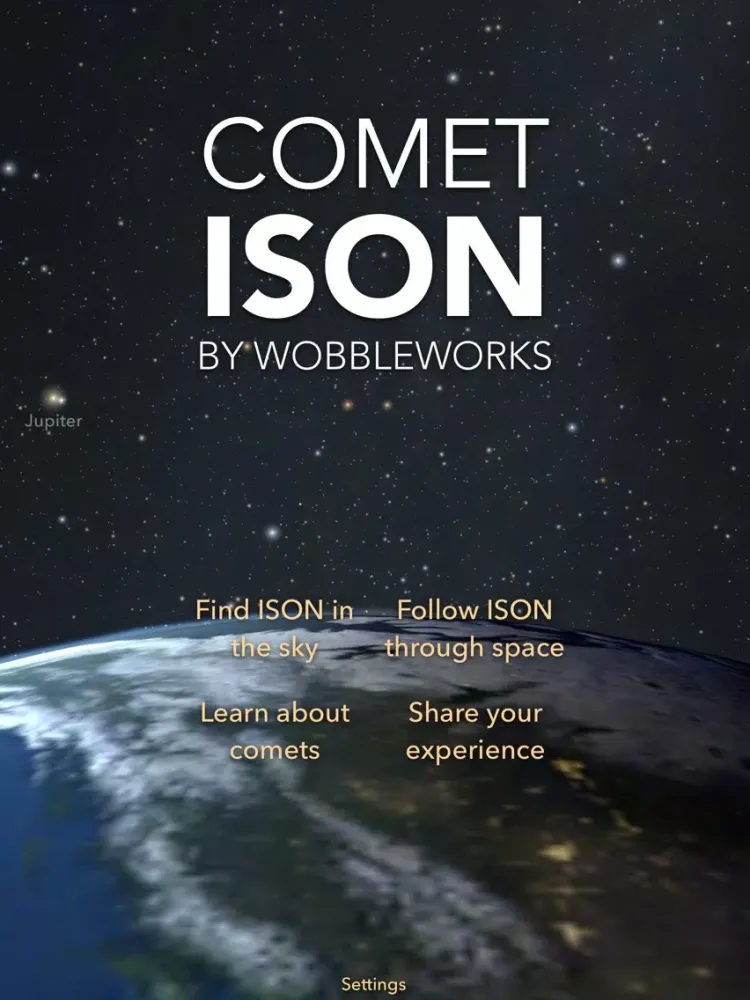 Comet ISON iPad  स्क्रीनशॉट