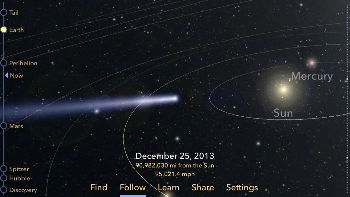 Comet ISON स्क्रीनशॉट