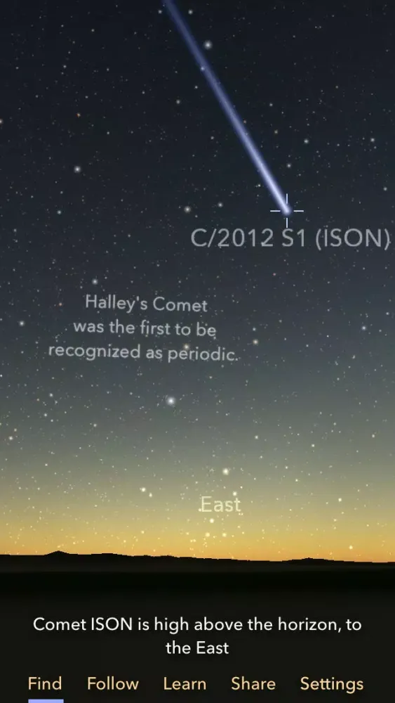 Comet ISON स्क्रीनशॉट