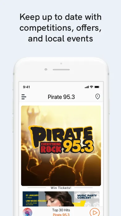 Capturas de pantalla de Pirate 95.3 WOBR