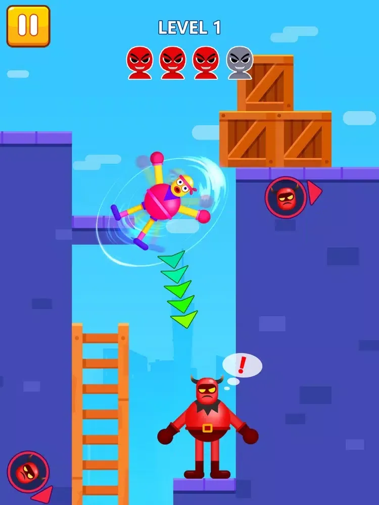 Capturas de pantalla de Sticky Hero™ iPad 