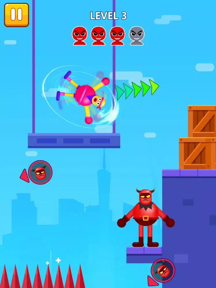 Capturas de pantalla de Sticky Hero™ iPad 