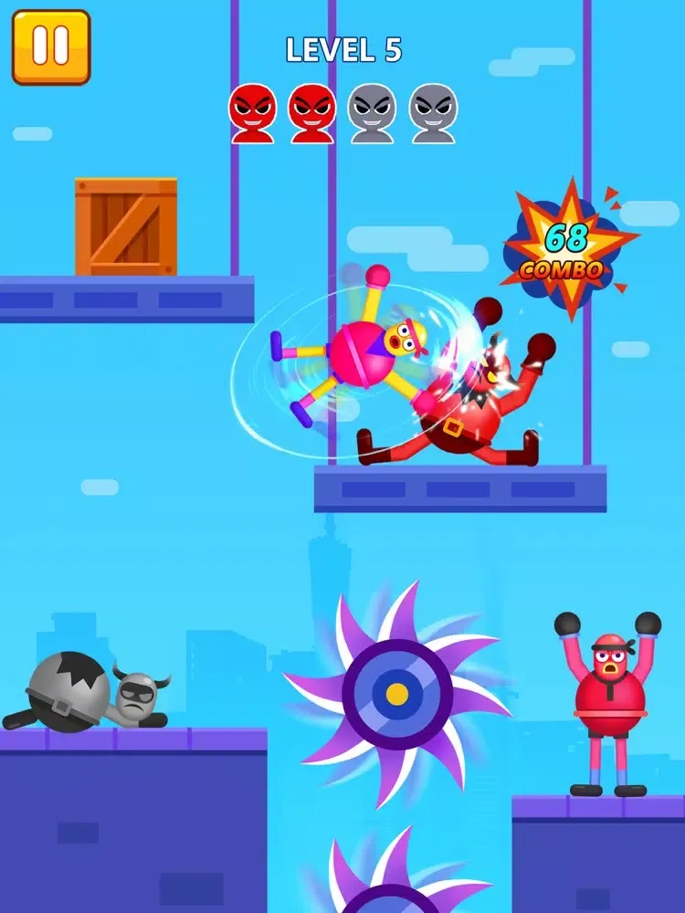 Capturas de pantalla de Sticky Hero™ iPad 