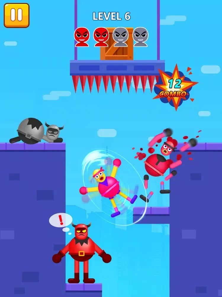 Capturas de pantalla de Sticky Hero™ iPad 