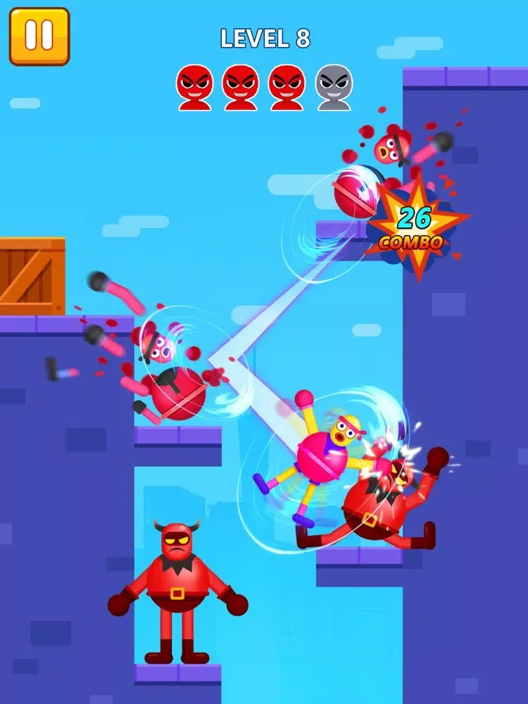 Capturas de pantalla de Sticky Hero™ iPad 
