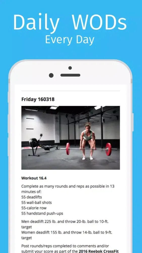 WOD Buddy Free - Workouts of the Day Screenshots