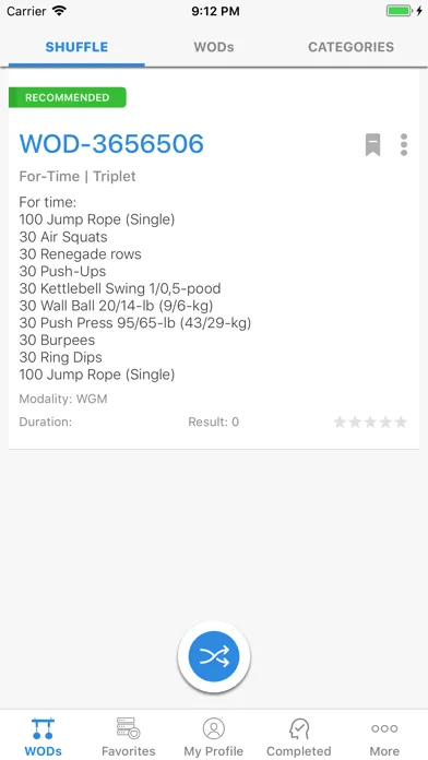 WODCAT - Crossfit workout WOD应用截图