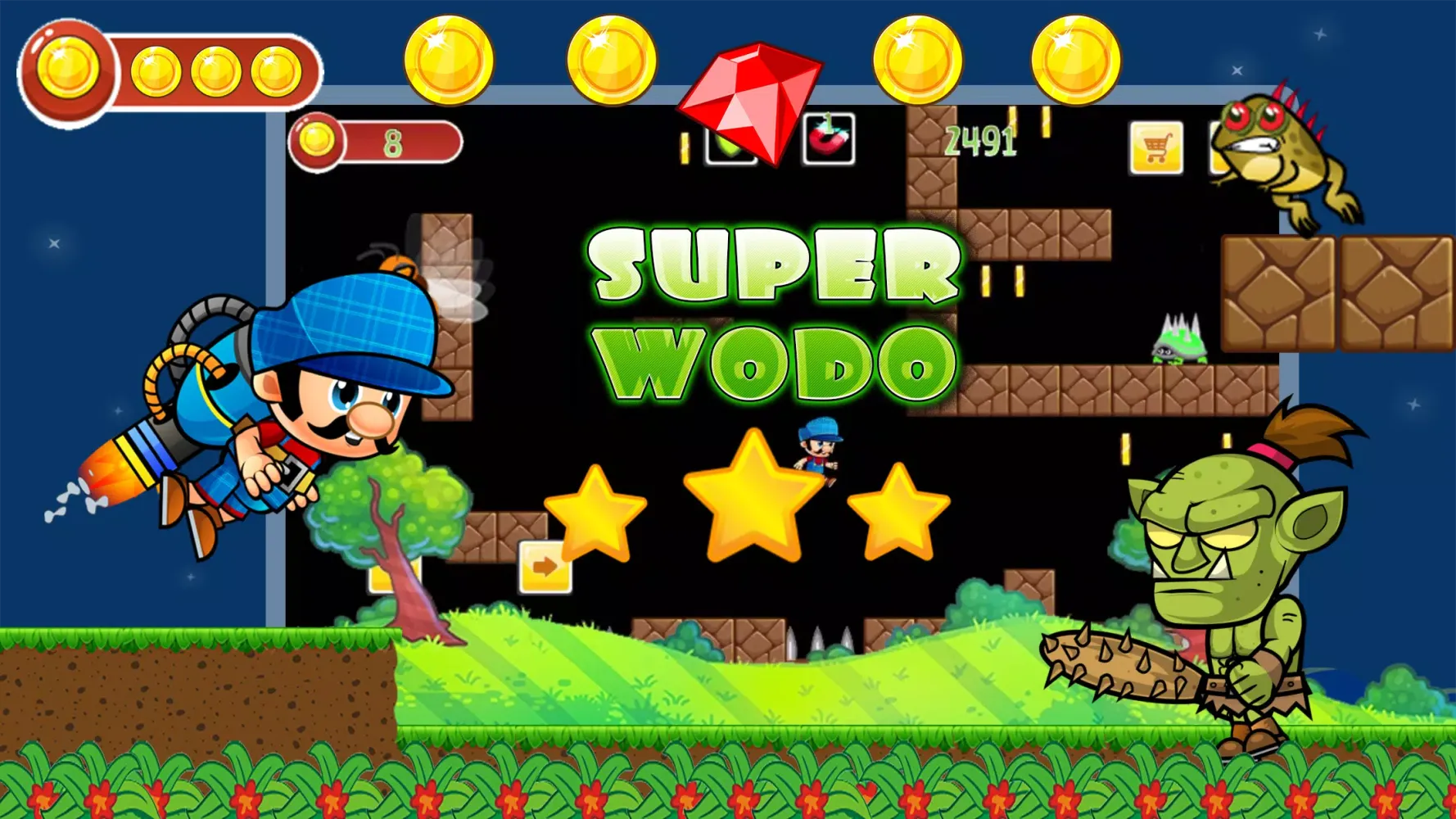 Capturas de pantalla de Super Wodo Jungle World free